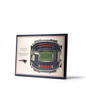 New England Patriots 5-Layer 3D Stadium View