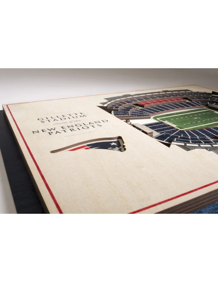 New England Patriots 5-Layer 3D Stadium View