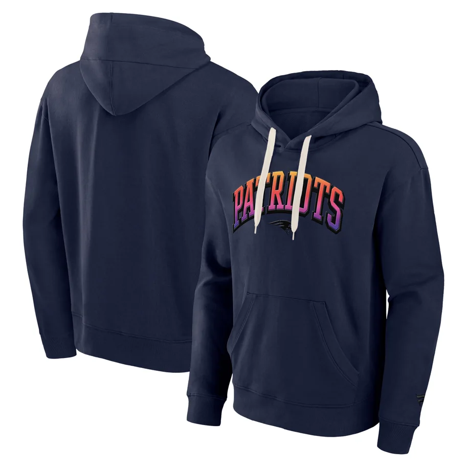 New England Patriots Gradient Fleece Hoodie L