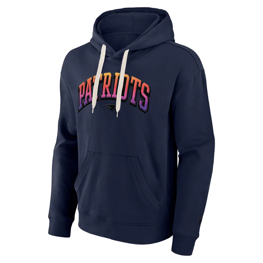 New England Patriots Gradient Fleece Hoodie L