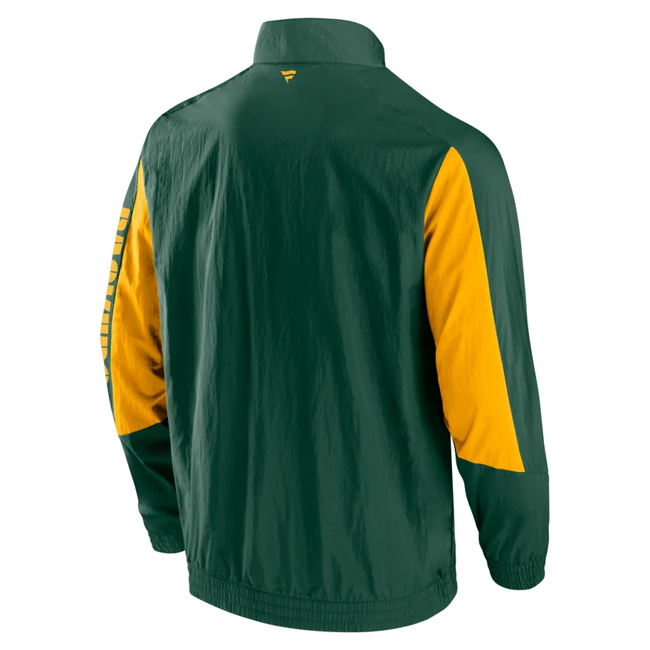Green Bay Packers Woven Track Jacket L