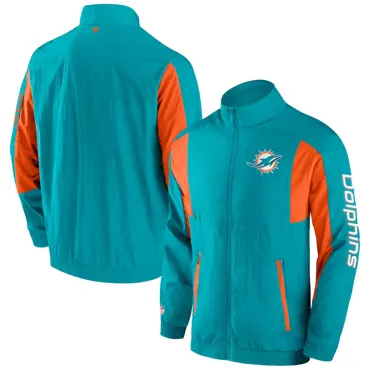 Miami Dolphins Woven Track Jacket L