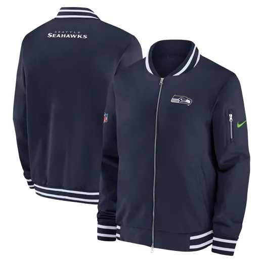 Seattle Seahawks Nike Coach Bomber Jacket 2XL