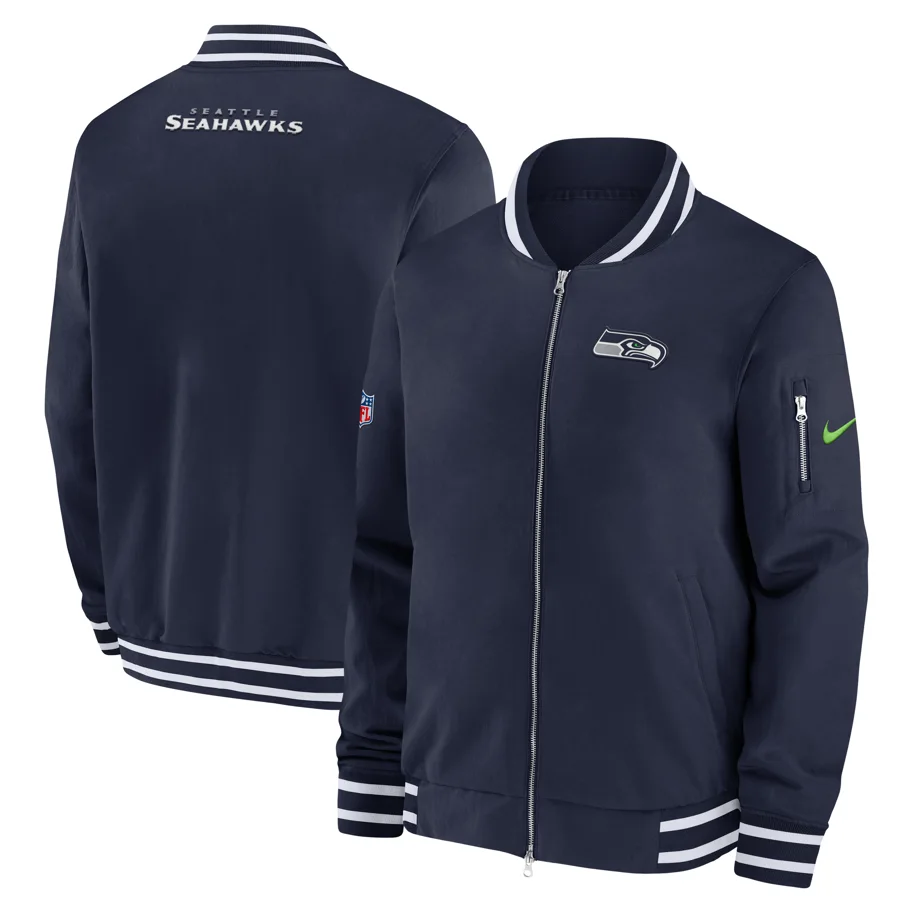 Seattle Seahawks Nike Coach Bomber Jacket 2XL