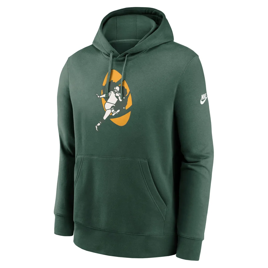 Green Bay Packers Nike Club Fleece Hoodie S