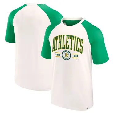 Oakland Athletics Fanatics Heritage Biblend SS Tee L