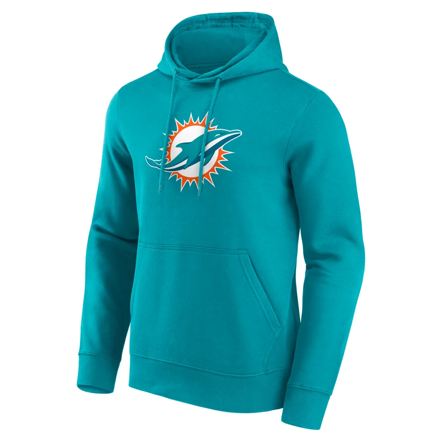 Miami Dolphins Primary Logo Graphic Hoodie L