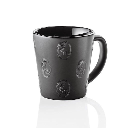 SC Freiburg Tasse Relief "Wappen allover" 