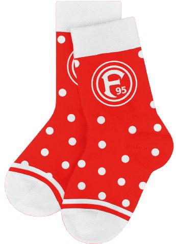 Fortuna Düsseldorf Babysocken Punkte 21-24