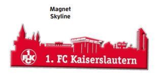FCK Magnet Skyline rot 
