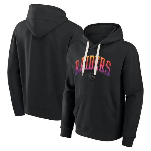 Las Vegas Raiders Gradient Fleece Pullover Hoodie L