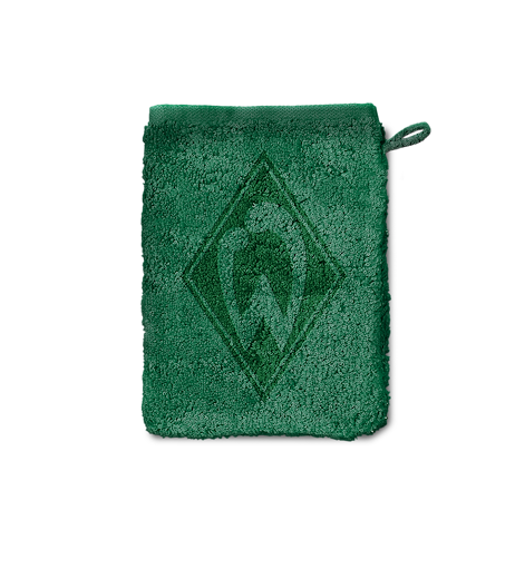 SV Werder Bremen GOTS Waschhandschuh Raute 