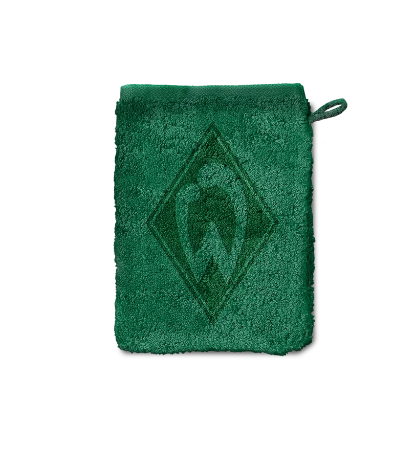 SV Werder Bremen GOTS Waschhandschuh Raute 