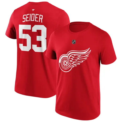Detroit Red Wings N&N Graphic T-Shirt Seider 53 L