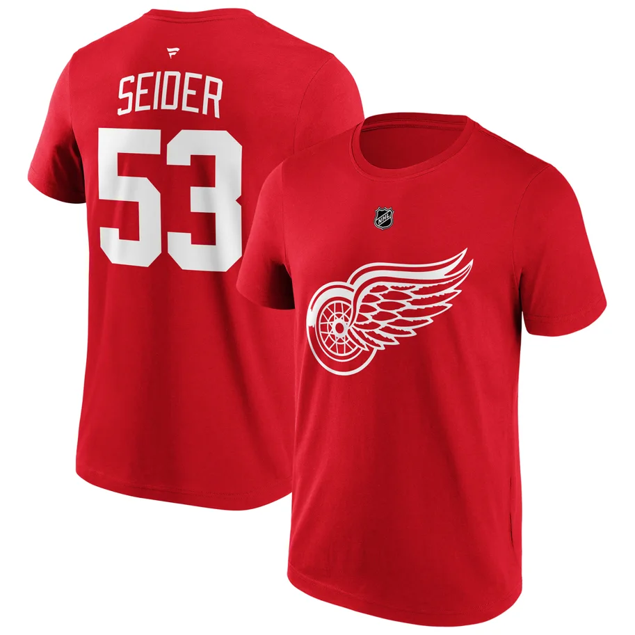 Detroit Red Wings N&N Graphic T-Shirt Seider 53 XL