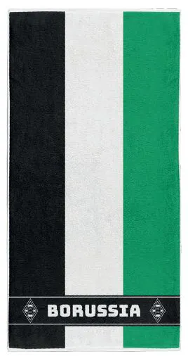 Borussia M´Gladbach Handtuch "flag" 50x100cm, 500gsm