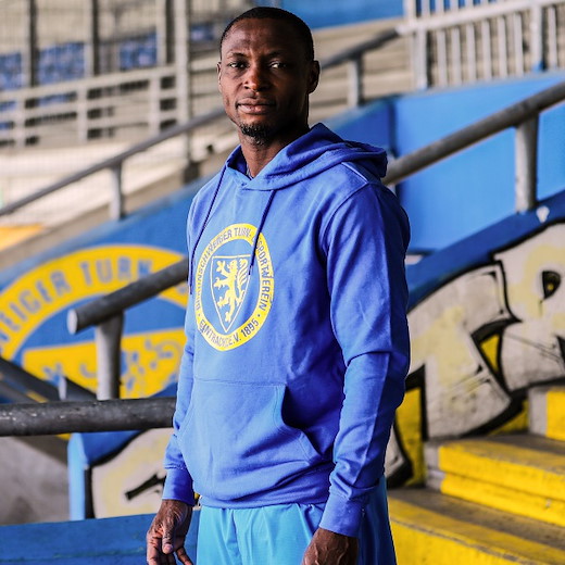 Eintracht Braunschweig Hoodie logo blau S