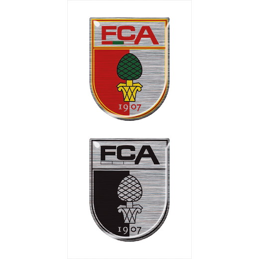 FC Augsburg 3DAufkleber 