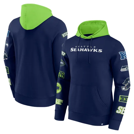 Seattle Seahawks Patched Out Fleece Hoodie XL