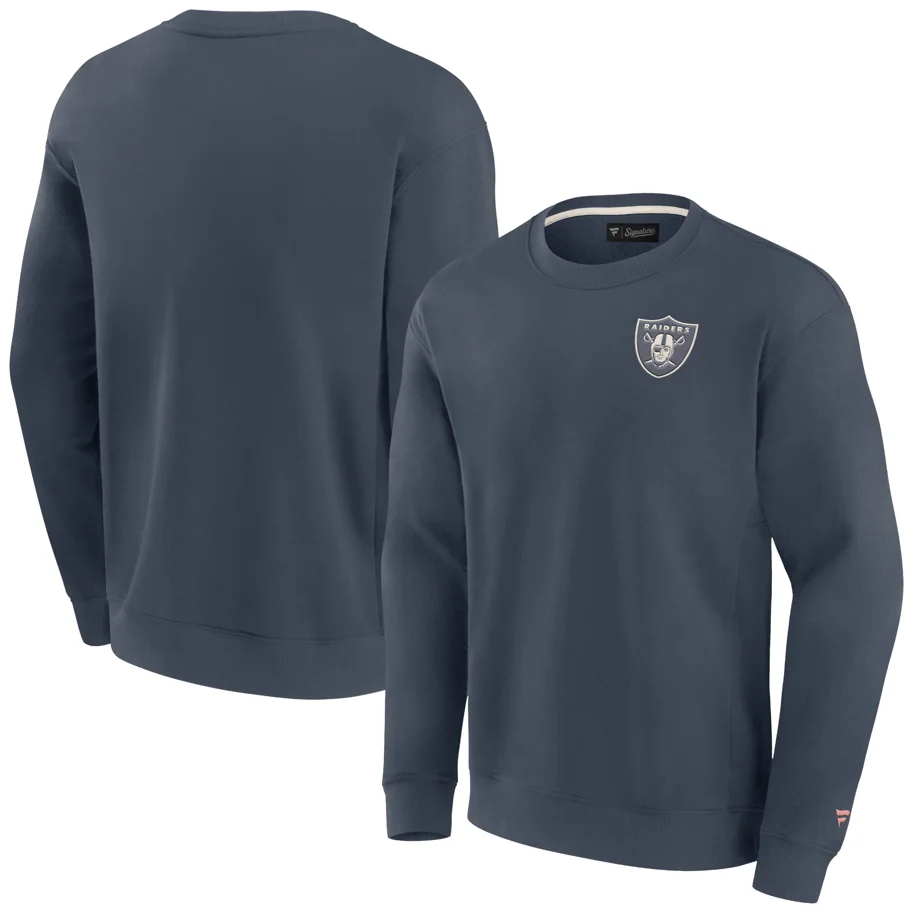 Las Vegas Raiders Terrazzo Fleece Crew Sweatshirt L