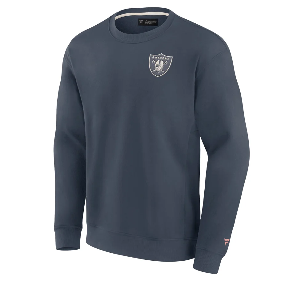 Las Vegas Raiders Terrazzo Fleece Crew Sweatshirt L