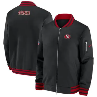 San Francisco 49ers Nike Coach Bomber Jacket S