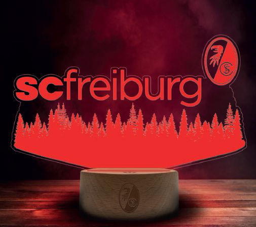 SC Freiburg LED-Licht "Holz" 