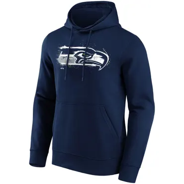 Seattle Seahawks Splatter Crest Graphic Hoodie 2XL