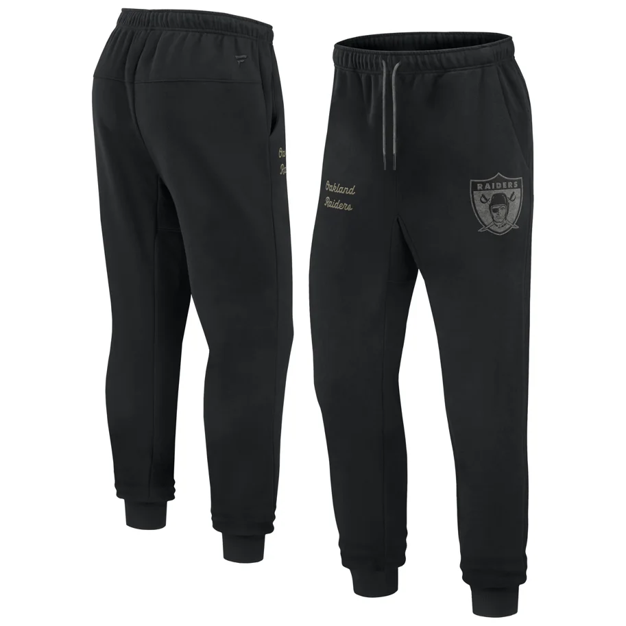 Las Vegas Raiders Heritage Fleece Cuffed Hem Pant L