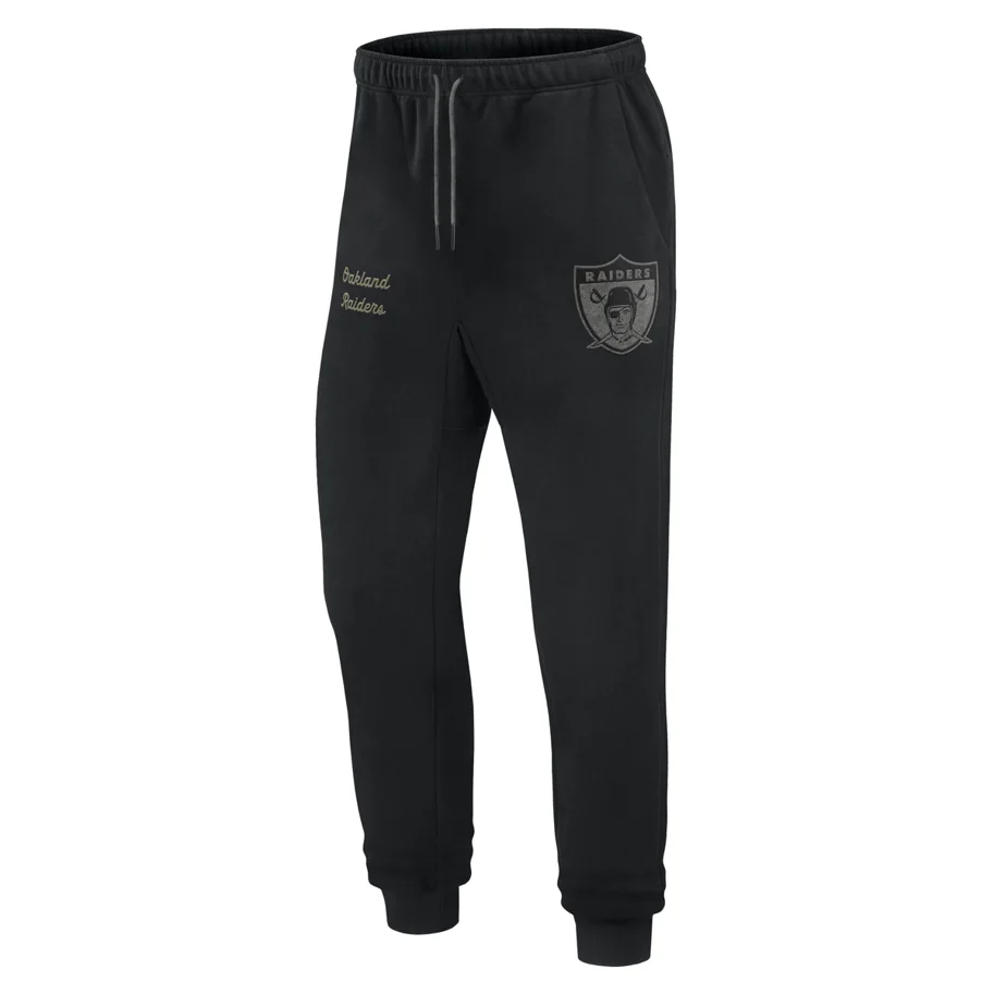 Las Vegas Raiders Heritage Fleece Cuffed Hem Pant L