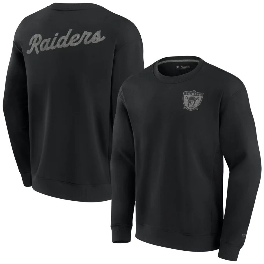 Las Vegas Raiders Heritage Fleece Crew Sweatshirt L