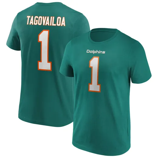 Miami Dolphins Graphic T-Shirt Tagovailoa 1 2XL