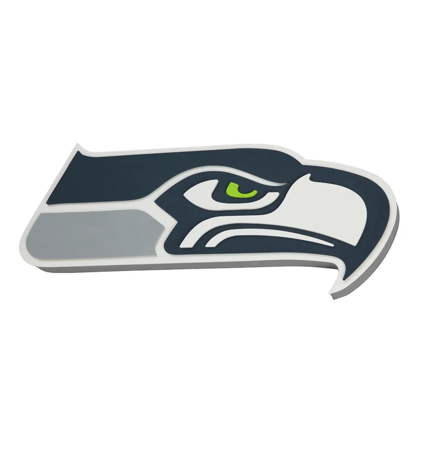 Seattle Seahawks 3D FanFoam Super Size Wall Sign ca. 53x17x3cm