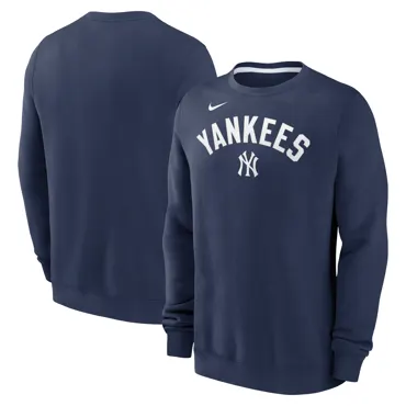 New York Yankees Nike Twill Crew Neck Fleece 2XL