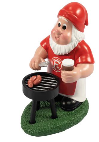 Fortuna Düsseldorf Mini-Gartenzwerg "Grill" 