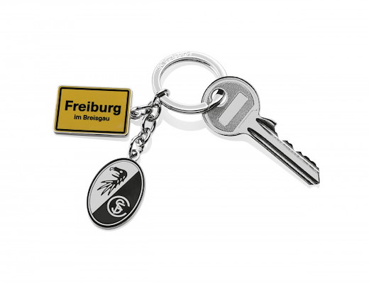 SC Freiburg Schlüsselanhänger "Logo & Stadt" 
