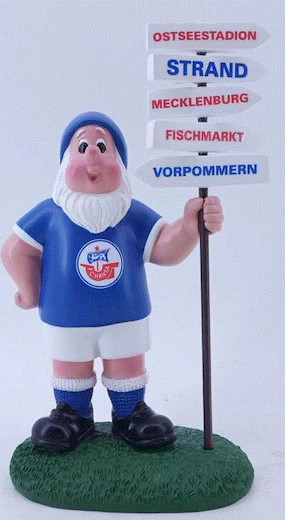 Hansa Rostock Zwerg Wegweiser Klein klein