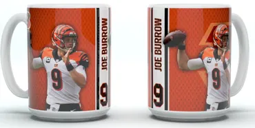 Cincinnati Bengals Jumbo Mug Motion "BURROW"