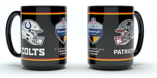 Colts vs Patriots Team Dueling Ceramic Mug (450ml) 