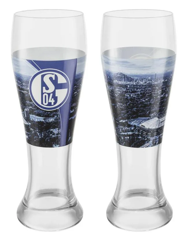 FC Schalke 04 Weizenbierglas 2er-Set 