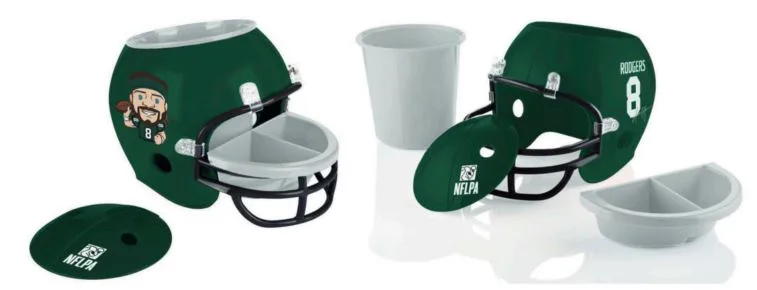 New York Jets Snack Helmet "RODGERS" 32 x 24 x 25cm