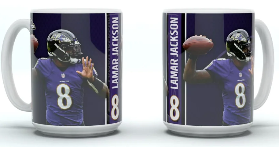 Baltimore Ravens Jumbo Mug Motion "JACKSON" 