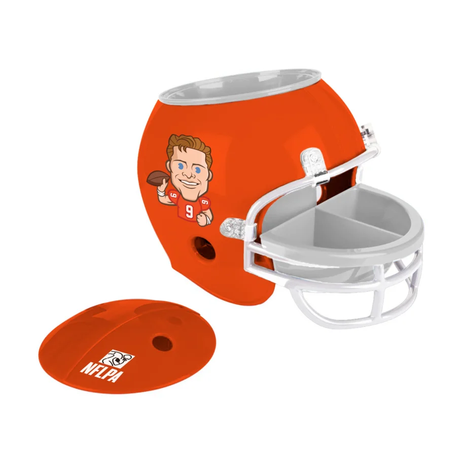Cincinnati Bengals Snack Helmet "BURROW" 32 x 24 x 25cm