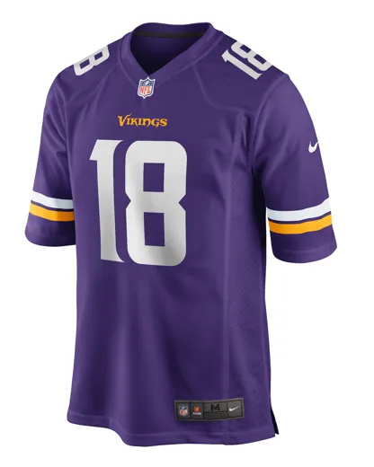 Minnesota Vikings Nike Home Jersey Jefferson 18 L
