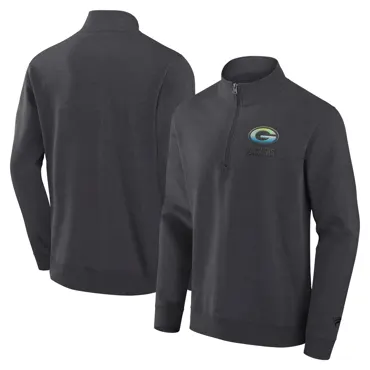 Green Bay Packers Gradient 1/2 Zip Crew Sweatshirt L