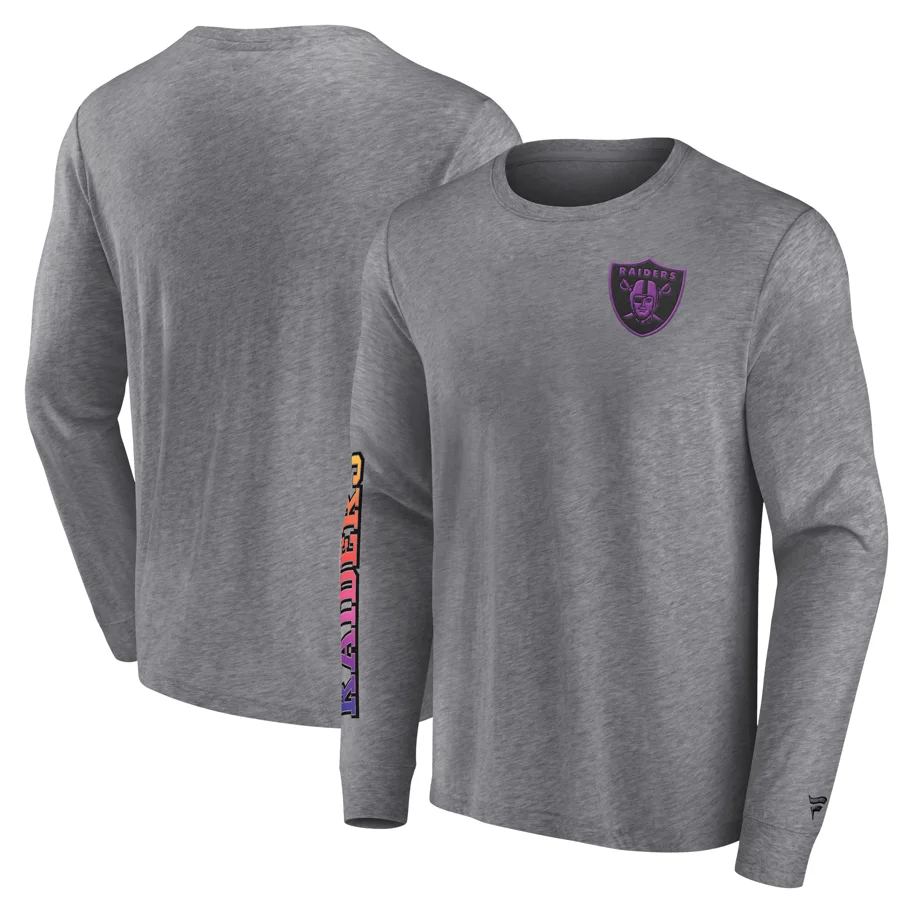 Las Vegas Raiders Gradient LS Crew Shirt M
