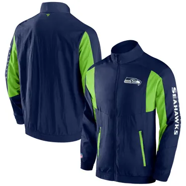 Seattle Seahawks Woven Track Jacket L