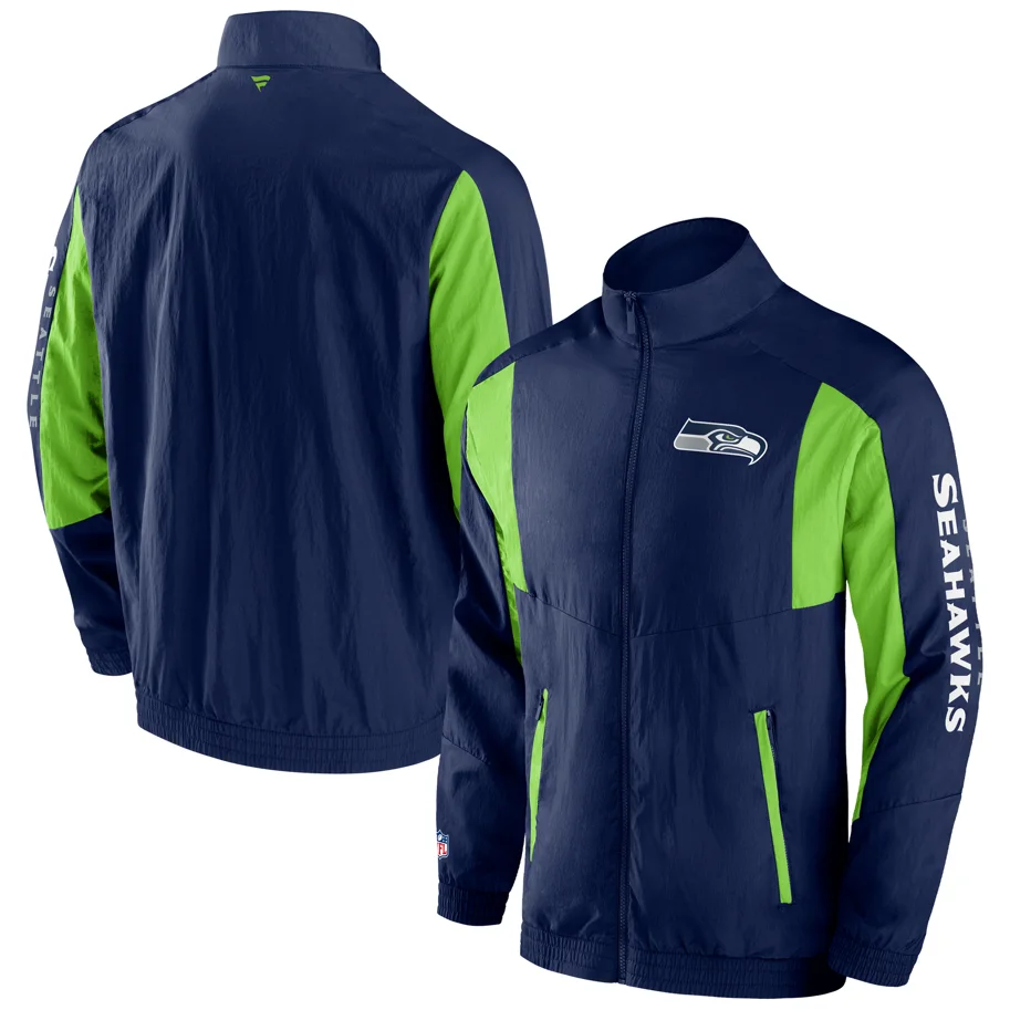 Seattle Seahawks Woven Track Jacket M