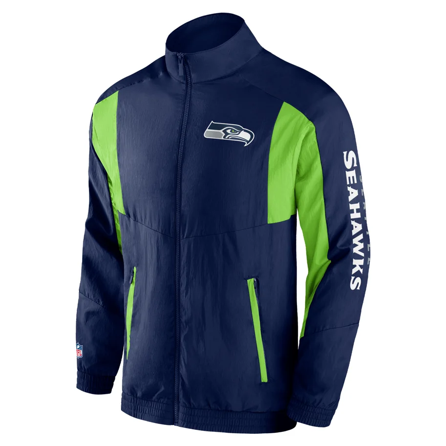 Seattle Seahawks Woven Track Jacket M