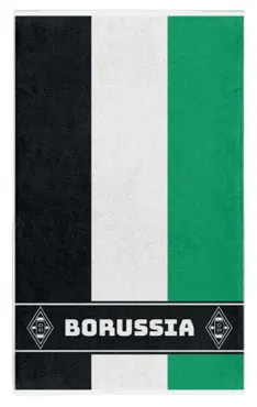 Borussia M´Gladbach Gästehandtuch Set "flag" 30x50cm, 500gsm